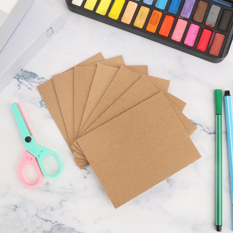 IHDYPPEW 200 Pack 3.5"x 4.5" Corrugated Cardboard Sheets, Flat Cardboard Layer Pads 2 mm Thickness, Flexible Packaging Inserts for Shipping, Mailing, and Crafts, by - Image 4